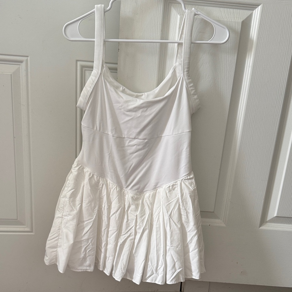 Free People Movement white workout dress